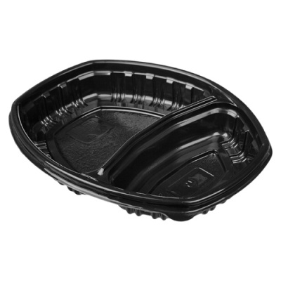 картинка Контейнер Ланч -бокс СпК-257-2 257*202*37 мм черный (70 шт)  от Торговой Компании "Зима"