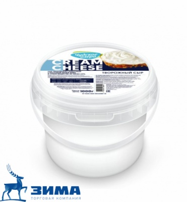 картинка Сыр творожный сливочный 60% Чудское озеро (ведро 1 кг) ЧЗ от Торговой Компании "Зима"