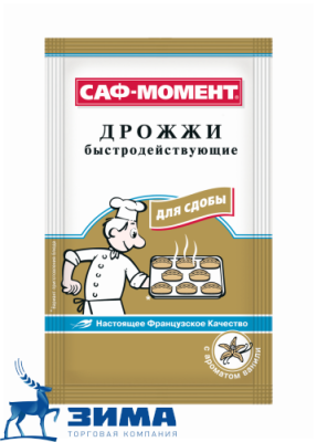 картинка Дрожжи сухие быстродействующие "Саф-Момент" для сдобы 12 гр. (12х40 шт) от Торговой Компании "Зима"