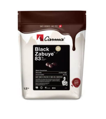картинка Шоколад Carma горький Black Zabuye 83% какао, 1,5 кг/шт CHD-N199BLZAE6-Z71 от Торговой Компании "Зима"