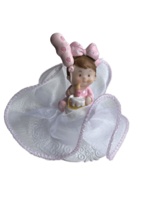 картинка Фигурка на рождение ребёнка ДЕВОЧКА 26182*В от Торговой Компании "Зима"