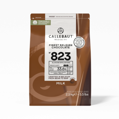 картинка Шоколад Callebaut молочный Каллеты 2,5 кг/штука 823-RT-U71 от Торговой Компании "Зима"