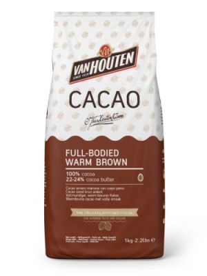 картинка Какао-порошок Van Houten FULL-BODIED WARM BROWN 22-24% (пакет 1 кг) DCP-22W117VHE0-0760      от Торговой Компании "Зима"