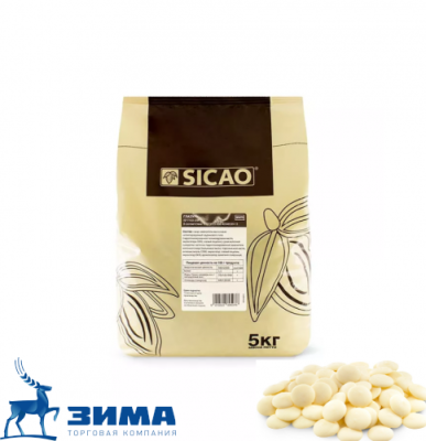 картинка Глазурь Белая жировая Sicao (пакет 5кг) ISF-T103-25B от Торговой Компании "Зима"