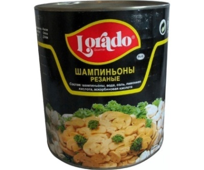 картинка Шампиньоны 3100 мл Lorado (упаковка 6 шт) от Торговой Компании "Зима"