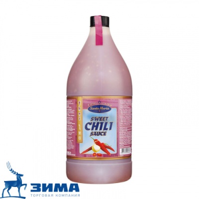 картинка СОУС сладкий чили 1950 мл,SANTA MARIA (бутылка пластик 1,95 кг) от Торговой Компании "Зима"