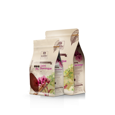 картинка Шоколад Cacao Barry горький SANTO DOMINGO Origin Pistoles 1кг CHD-Q70SDO-RT-U68         от Торговой Компании "Зима"