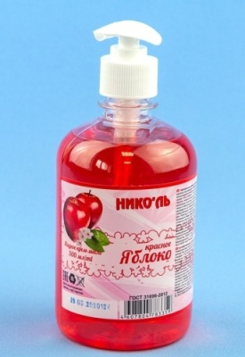 Мыло жидкое "НИКО,ЛЬ" Красное яблоко  0,5 л  от Торговой Компании "Зима" картинка Мыло жидкое "НИКО,ЛЬ" Красное яблоко  0,5 л  от Торговой Компании "Зима"