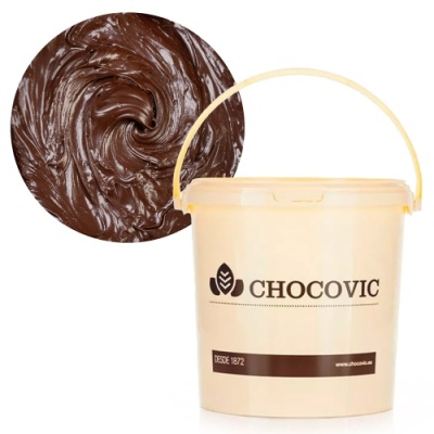 картинка Шоколад Chocovic PAULA Темная кондитерская масса (ведро 5 кг) FND-T20CHVC-T60 от Торговой Компании "Зима"