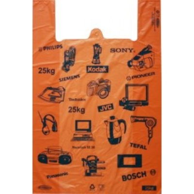 картинка Пакет "Майка"43х64-25 мкм "Кодак" оранж(100 шт) от Торговой Компании "Зима"