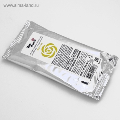 картинка Мастика сахарная фас ванильная желтая  (0,150 кг) (1упак х12 шт)  Деко-Про tp64534 от Торговой Компании "Зима"