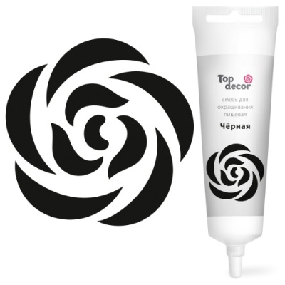 картинка Краситель пищ.гелевый жидкий ЧЕРНЫЙ 100 г hk79286 от Торговой Компании "Зима"