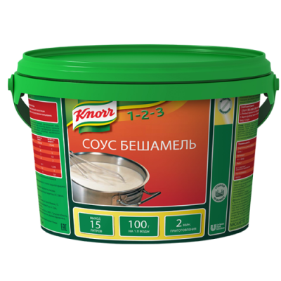 картинка Соус Бешамель (белый) KNORR сухая смесь (ведро 1,5 кг) от Торговой Компании "Зима"