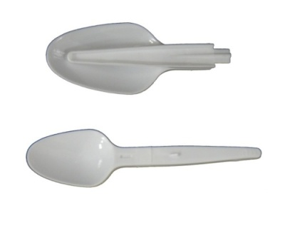 картинка Ложка одноразовая складная 10,5 см (720 шт) 1059299 от Торговой Компании "Зима"