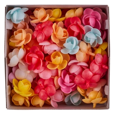 картинка Вафельные ПИОНЫ сложные 3,5 см 80 шт МИКС ip8804 от Торговой Компании "Зима"