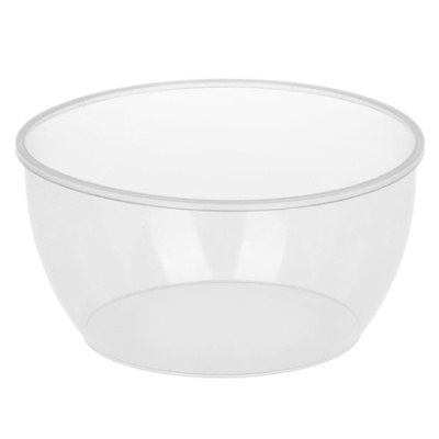 картинка Контейнер-плошка б/крышки 360 мл ПРОЗРАЧНЫЙ круглый d-112 мм (25/500 шт) от Торговой Компании "Зима"