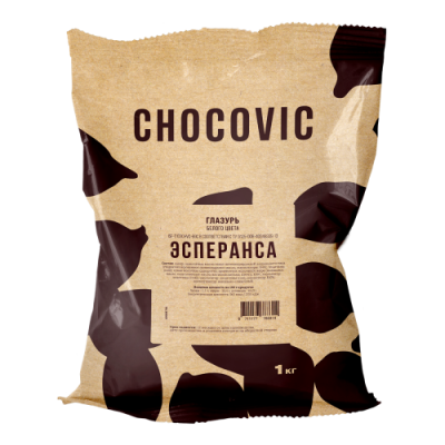 картинка Глазурь Chocovic белая ЭСПЕРАНСА Легкоплавкие диски (уп 1 кг *10 шт) ISF-T103CHVC-69C  от Торговой Компании "Зима"