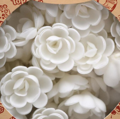 картинка Вафельные РОЗЫ малые сложные белые,80 шт tp68143 от Торговой Компании "Зима"