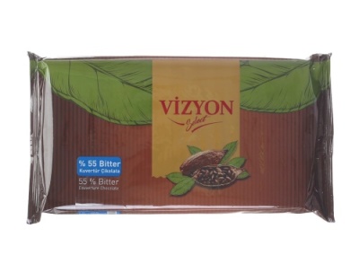 картинка Шоколад кувертюр горький 55% "Визьен" (2,5 кг) от Торговой Компании "Зима"