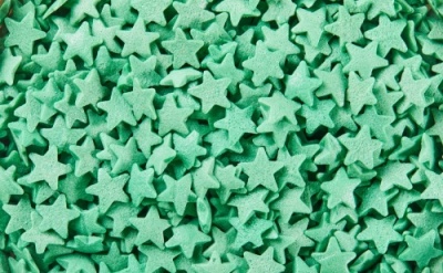 картинка Посыпки Звезды зеленые (уп.0,75 кг) tp63063 от Торговой Компании "Зима"