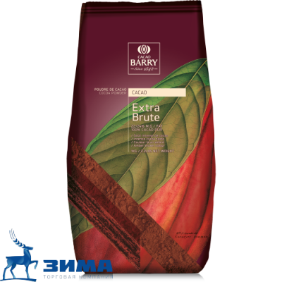картинка Какао-порошок Cacao Barry EXTRA-BRUTE (пакет 1 кг) DCP-22SP-RT-760              от Торговой Компании "Зима"