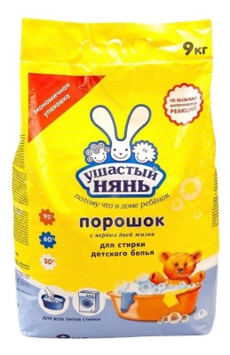 картинка Стиральный порошок "УШАСТЫЙ НЯНЬ" (пакет 2,4 кг) 1 шт от Торговой Компании "Зима"