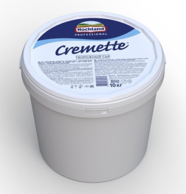 картинка Сыр творожный Hochland Cremette  (ведро 10 кг) от Торговой Компании "Зима"