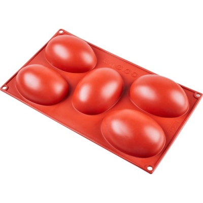 Форма силиконовая ПОЛУЯЙЦО, 5 фигур 102х73хh36 1321 от Торговой Компании "Зима" картинка Форма силиконовая ПОЛУЯЙЦО, 5 фигур 102х73хh36 1321 от Торговой Компании "Зима"