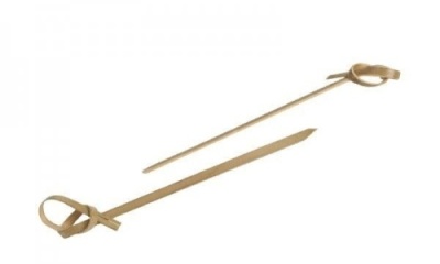 картинка Пика "Узелок"бамбук 9 см (100шт/40уп) от Торговой Компании "Зима"