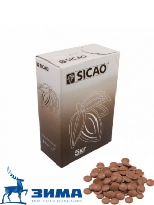 картинка Шоколад Sicao Молочная шоколадная масса Каллеты 1100СТ/KG 5 кг/шт CHM-DR-11929RU-R10        от Торговой Компании "Зима"