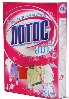 картинка Стиральный порошок ЛОТОС Эконом пакет 400 гр. 1шт от Торговой Компании "Зима"