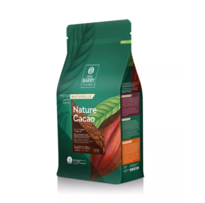 картинка Какао-порошок натуральный Nature Cacao. 100% какао, 10-12% жиры (пакет 1 кг) NCP-10NAT-89B от Торговой Компании "Зима"