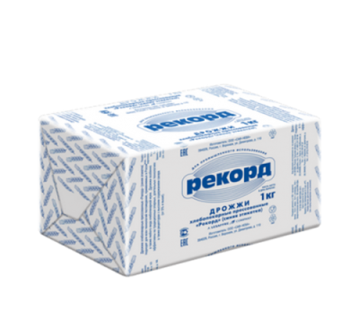 картинка Дрожжи прессованные "Рекорд" синий (коробка 10 кг) от Торговой Компании "Зима"