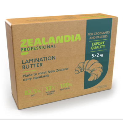 картинка Масло сливочное ЛИСТОВОЕ Zealandia professional 82,5% ж. (коробка 10 кг (2 кг/5) ЧЗ от Торговой Компании "Зима"