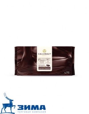 картинка Шоколад Callebaut темный без доб.сахара Recipe N° MALCHOC-D 54% какао блок 5 кг/шт MALCHOC-D-123 от Торговой Компании "Зима"