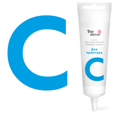 картинка Пищевой краситель для принтера C (голубой) 100г nk90427 от Торговой Компании "Зима"