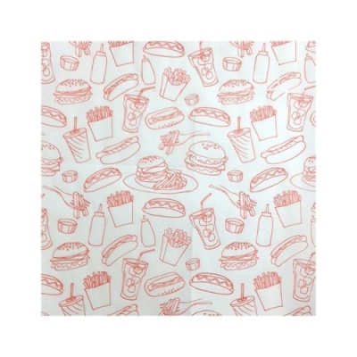 картинка Обертка бумажная 350*380 с печатью  (1000 шт) от Торговой Компании "Зима"