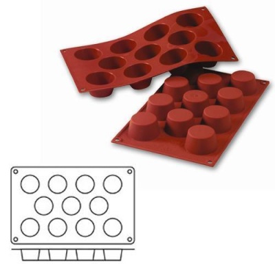Форма силикон.СИЛИКОНФЛЕКС SF022 маффин малый (1шт) от Торговой Компании "Зима" картинка Форма силикон.СИЛИКОНФЛЕКС SF022 маффин малый (1шт) от Торговой Компании "Зима"