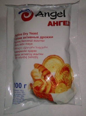 картинка Дрожжи активные "ANGEL" 100 гр. (кор. 50шт) от Торговой Компании "Зима"