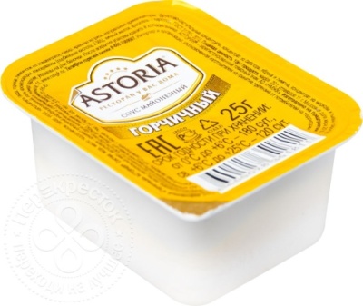 картинка Соус майонезный «Горчичный» 20% ТМ Астория Дип 25г.(гофрокор.2,5 кг) от Торговой Компании "Зима"