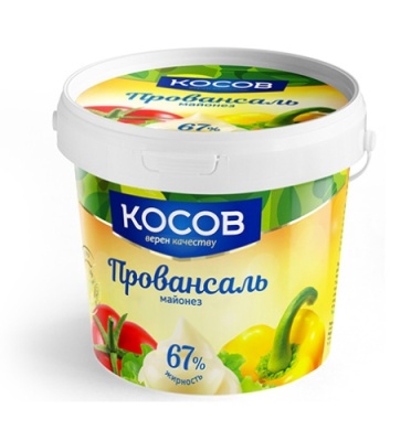 картинка Майонез "Провансаль" 67% Профессиональный КОСОВ (ведро 10 кг) от Торговой Компании "Зима"