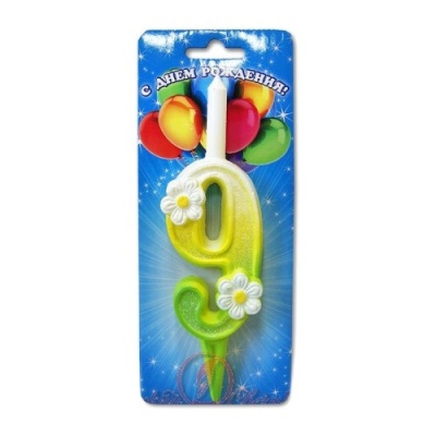 картинка Свечи с ромашками-9 (30 шт) 3070 от Торговой Компании "Зима"