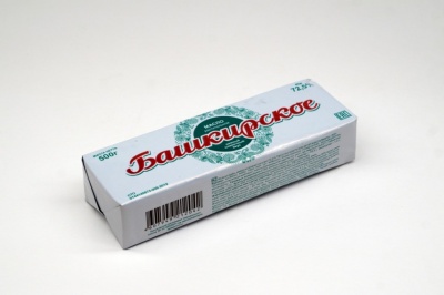 картинка Спред - масло растительное "Башкирское" 72,5% (монолит) (коробка 10 кг) от Торговой Компании "Зима"