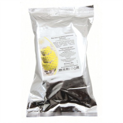 картинка Мастика сахарная ванильная желтая (0,6 кг) Деко-Про tp35923 от Торговой Компании "Зима"